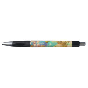 Stylo Vintage voyage World Sky Blue Ocean Whales