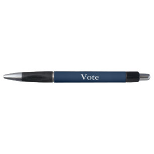 Stylo Votez rouge blanc et bleu avec des rayures
