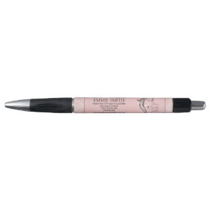 Stylo Votre logo d'entreprise Feminine Girinine Rose Ros