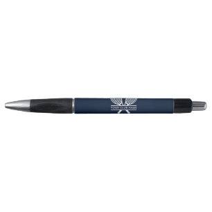 Stylo Votre nom de club Tennis Sports Bleu marine