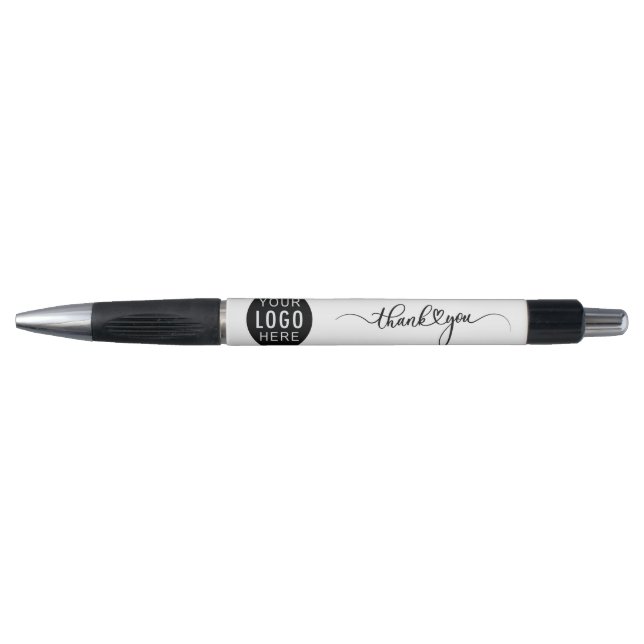 Stylo Votre script de logo d'entreprise remerciement d'e (Devant)