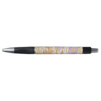 Walter Crane Arts & Crafts Art floral pourpre