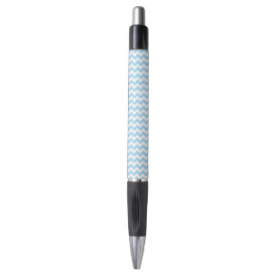 Stylo Zigzag bleu, Chevron bleu, Motif géométrique