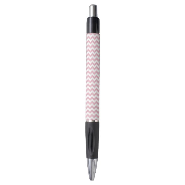 Stylo Zigzag rose, Chevron rose, Motif géométrique (Devant (Vertical))
