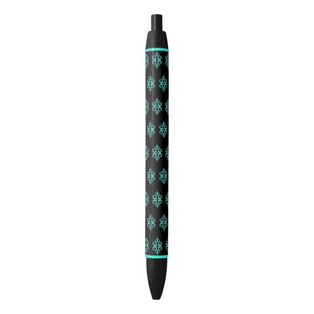 Stylos à écrire en dentelle turquoise (devant Vertical)