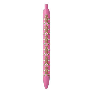 Stylos à écrire en pain d'épices rose garçon
