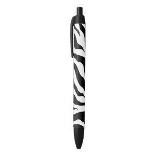 Stylos à encre à motif zèbre rétro