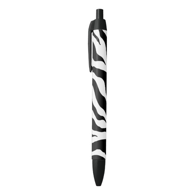 Stylos à encre à motif zèbre rétro (Haut (Vertical))