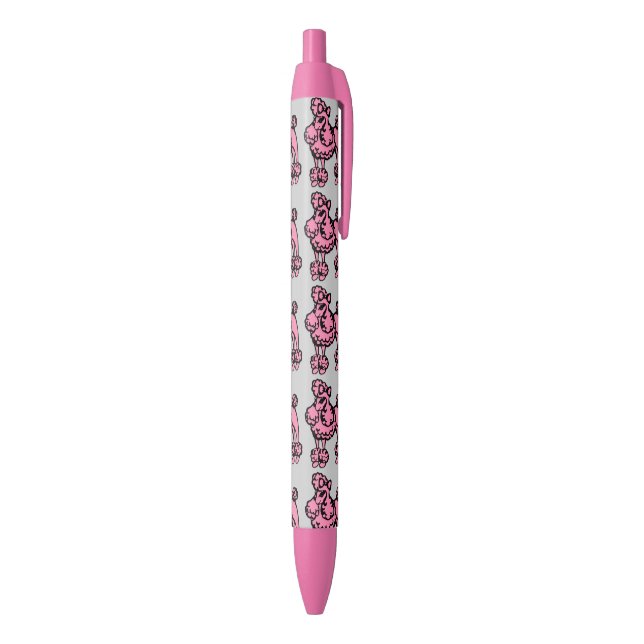 Stylos à encre de caniche rose (Bas (Vertical))