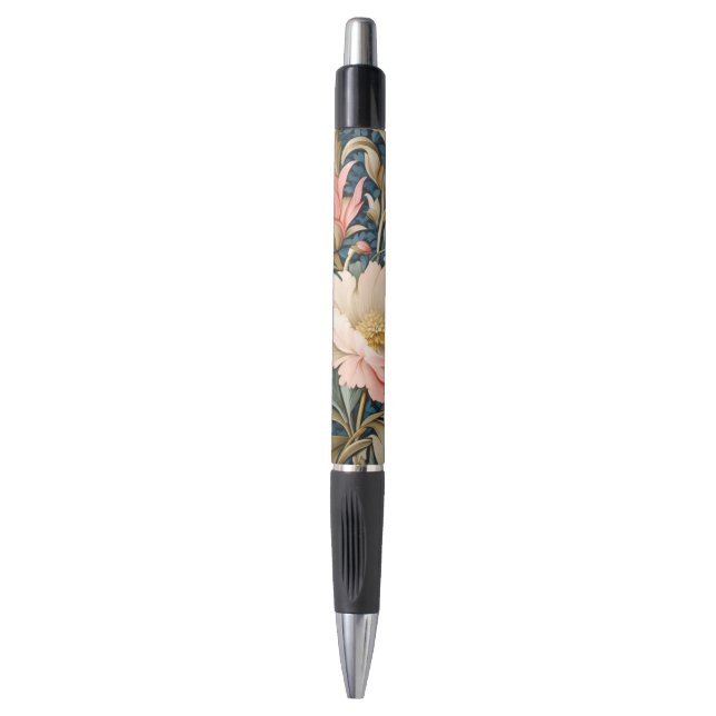 Stylos - Art Nouveau Fleurs Roses  (Devant (Vertical))
