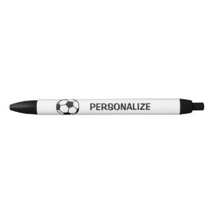 Stylos avec logo de sport de ballon de football pe