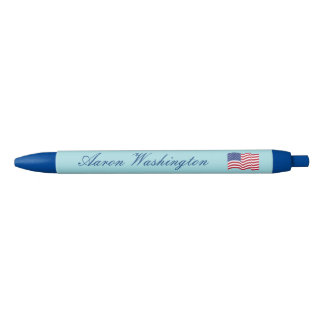 Stylos Cadeau avec Drapeau Américain Bleu Clair