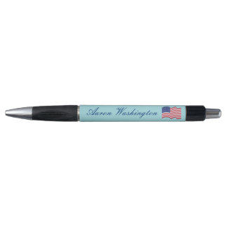 Stylos Cadeau avec Drapeau Américain Bleu Clair
