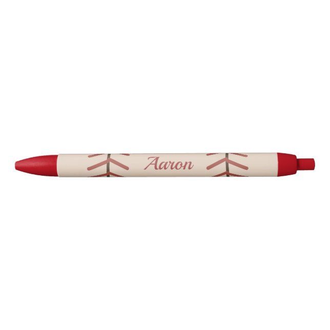 Stylos Cadeau Personnalisés d'Écriture de Baseball (Devant)