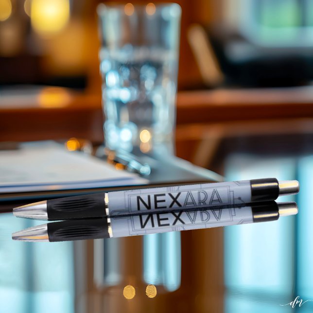 Stylos de Réseautage Personnalisés (Premium branded pens with matching cards, ideal for corporate events and networking kits)