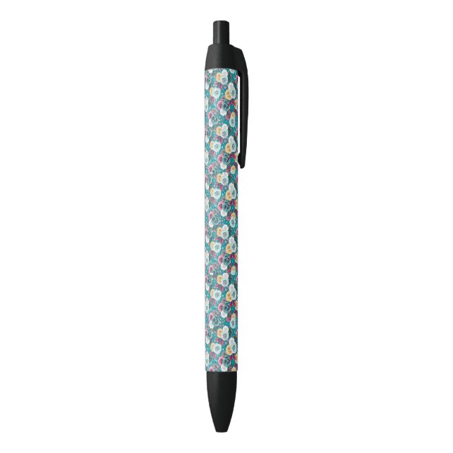 Stylos Fleuris à Encre Bleue pour Cadeaux, Stylos  (Bas (Vertical))