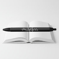 Stylos nommés noirs et blancs fascinants de