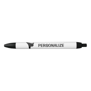 Stylos nommés personnalisés de logo de karaté