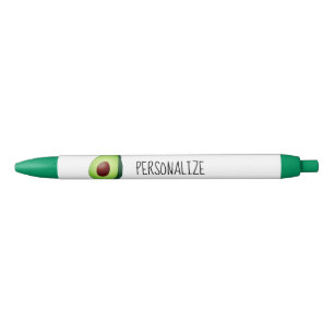Stylos personnalisés avec logo avocat vert