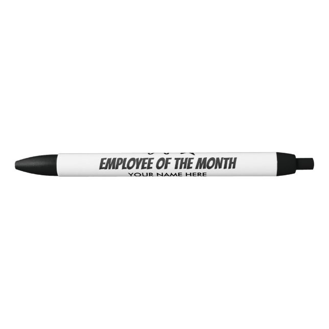 Stylos personnalisés pour l'employé du mois (Devant)