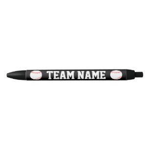 Stylos texte personnalisés de l'équipe de baseball