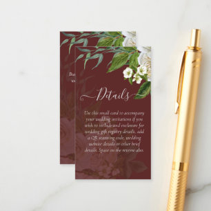 Sublime Invitations de mariage DÉTAILS Rose de boî