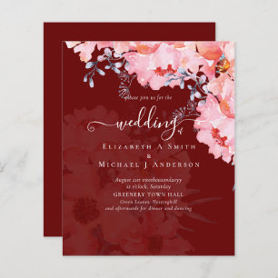 Sublime MARIAGE en fleurs roses - BUDGET