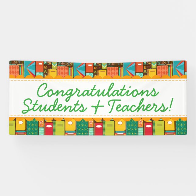 Substance des livres d'école N - bannière faite (Horizontal)