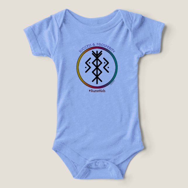 Succès et prospérité Bindrune Bodysuit bébé (Design Recto)