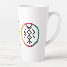 Succès et prospérité Bindrune Latte Mug