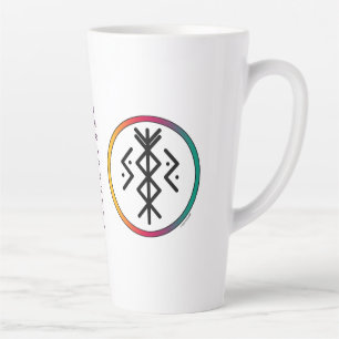 Succès et prospérité Bindrune Latte Mug