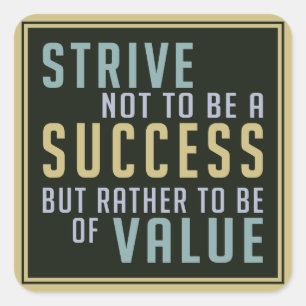 Succès et valeur Autocollants de motivation