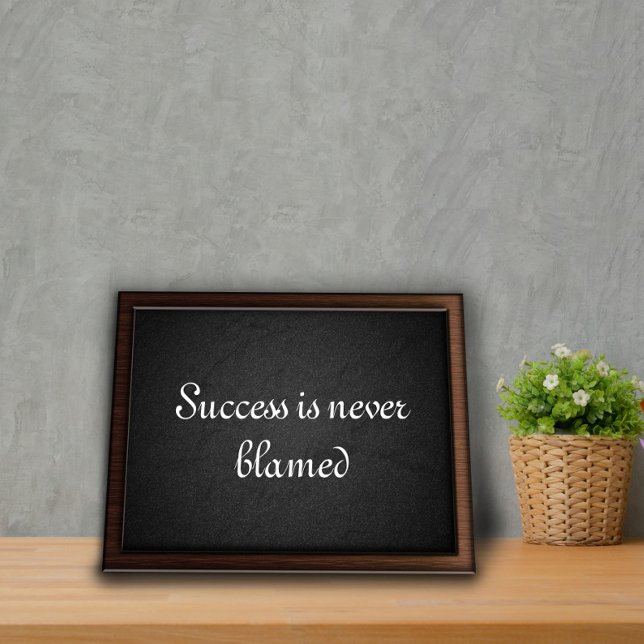 Succès sagesse dire charcoallarge affiche (Créateur téléchargé)