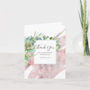 Succulent verdure Rose or Merci moderne