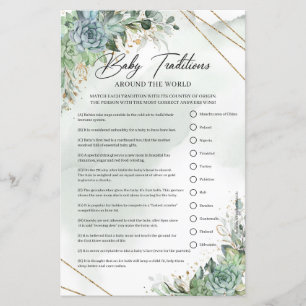 Succulentes or Baby Traditions autour du monde