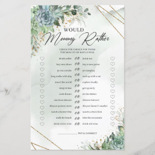 Succulents feuillage verdoyant serait maman Plutôt