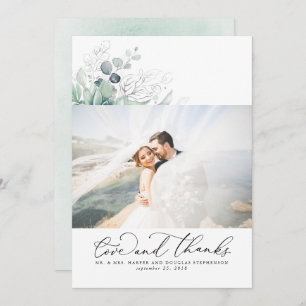 Succulents Merci Mariage verdoyant