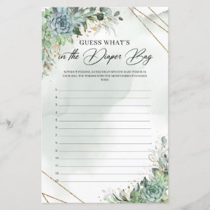 Succulents or Devinez ce qui est dans le sac de co