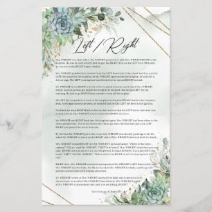 Succulents verdure feuillage or cadre gauche droit