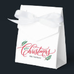 Succursales de Noël Fêtes Ballotins<br><div class="desc">Merci à vos invités avec des ballotins élégants et personnalisés ! Toutes les couleurs de texte et d'arrière - plan sont entièrement modifiables. Cliquez sur le bouton "Personnaliser" pour customiser plus loin ou contactez-nous si vous avez besoin d'aide sur la personnalisation. Pour les objets correspondants et les designs plus stylisés,...</div>