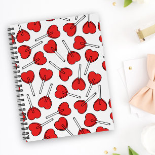 Sucettes rouges, sucettes en forme de cœur, motif