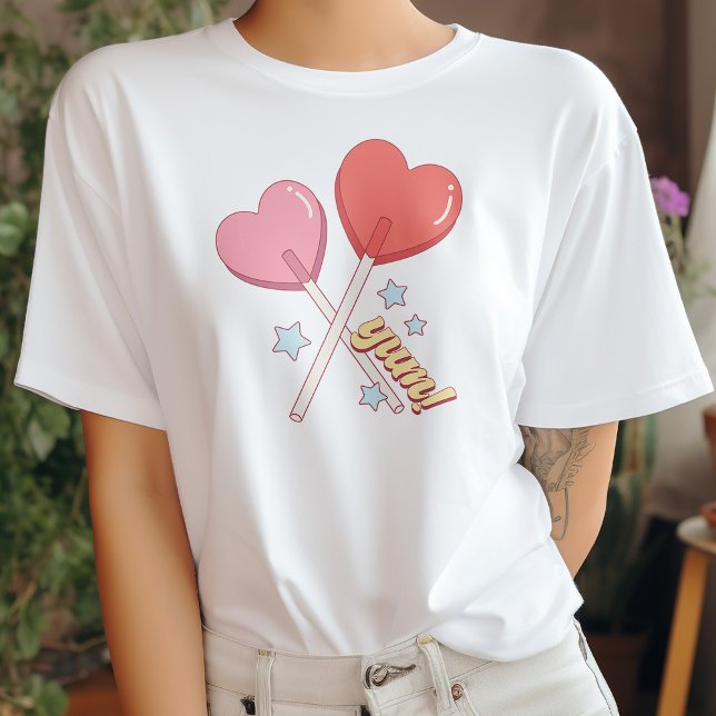 Sucker de coeur mignon Valentine's Day T-Shirt (Créateur téléchargé)