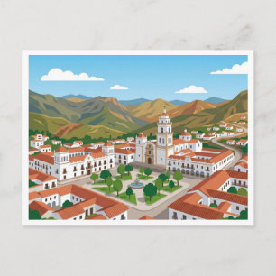 Sucre Bolivie Voyage Carte Postale Souvenir