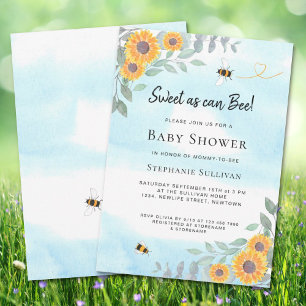 Sucré Comme Peut Être Baby shower Invitation