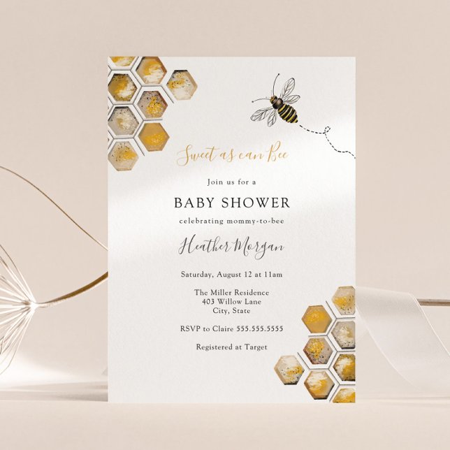 Sucré comme peut être Baby shower Invitation (Créateur téléchargé)