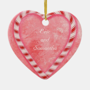 Sucre de canne Coeur Ornement Mariage, Personnalis