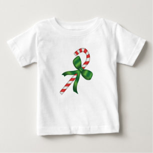 Sucre de canne Green Bow Fêtes de Noël T-Shirts
