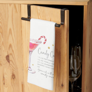 Sucre de canne Noël Cocktail Recette Serviette de