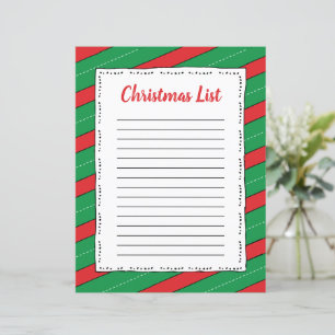 Sucre de canne rouge et vert Boarder Clipart Noël