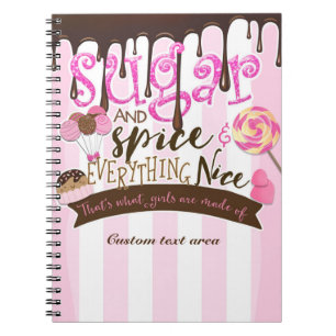SUCRE ÉPICE & TOUT CE QUI EST CHARMANT Journal Cah